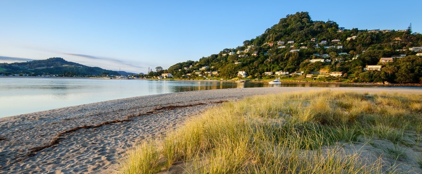 Mount Paku and the Tairua Harbour 